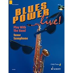 Blues Power live!: Play With The Band. Tenor-Saxophon. Ausgabe mit CD.