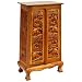 EXP Handmade Asian Furniture - 40" Royal Elephant Storage Cabinet / End Table - Natural Finish