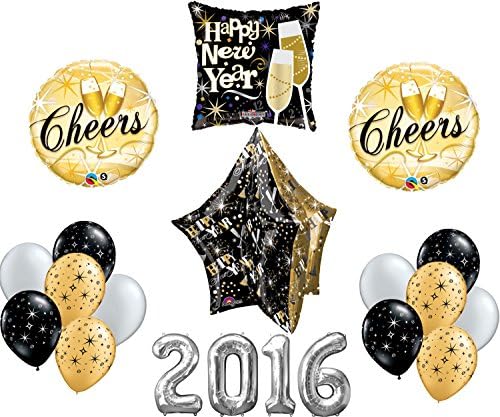 Happy New Years 2016 Sparkle Balloon Decoration Kit