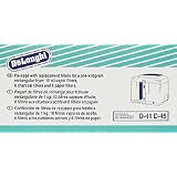 Delonghi FK4 Filter Kit . Includes 10 Oil Vapor, 6 Charcoal, and 6 Paper Filters by DeLonghi