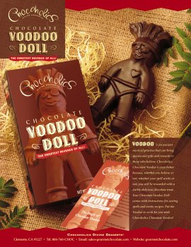 Chocolate Voodoo Doll