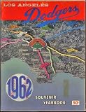 1962 Los Angeles Dodgers Souvenir Yearbook (includes Don Drysdale, Duke Snider, Maury Wills, Sandy Koufax