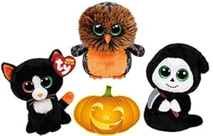 Amazon.com: Ty Beanie Boos Halloween Midnight Owl, FRIGHTS