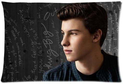 Shawn Mendes Custom Zippered Pillow Case 20x30 (Twin sides) by Holiday curtain