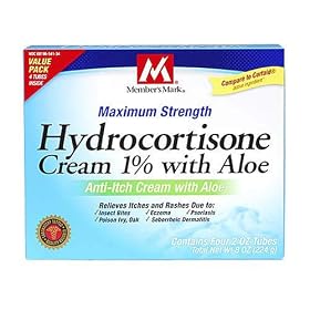 Member's Mark Maximum Strength Hydrocortisone Cream 1% - 4/2oz