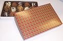 Scott's Cakes Assorted Truffles 1 Pound Christmas Plaid Box