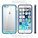 iPhone 6s Case, Scratch Resistant i-Blason Clear Halo Series Also Fit Apple iPhone 6 Case 6s 4.7 Inch Hybrid Bumper Case Cover (Clear/Navy)