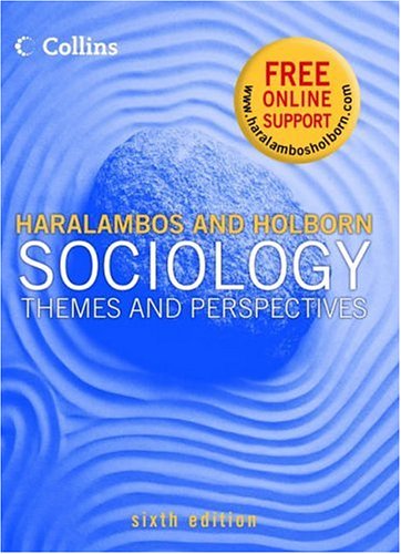 Cover image : Sociology Themes and Perspectives