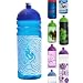 ISYbe 83977 Drink Bottle, 700ml Fingerprint, blue, available in multiple designs and 3 sizes (click to see)