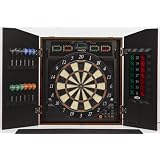 Halex 69805-MAP Cricket View 5000 Dartboard in Wood Cabinet (Maple Finish)