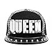 LOCOMO Men Women Black Hedgehog Spike Acrylic Queen Baseball Cap Snapback FFH065