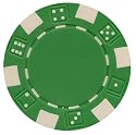 Da Vinci 50 Clay Composite Dice Striped 11.5-Gram Poker Chips