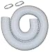 JDS Company 14030 Dust Collection Hose Kit 4-Inch x 10-Foot Heavy Duty Hose with Two ...