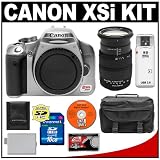 Canon Digital Rebel XSi Digital SLR Camera (Silver) & Sigma 18-200mm Optical Stabilizer Zoom Lens + 16GB Card + LP-E5 Battery + Case + Cameta Bonus Accessory Kit