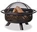 Uniflame WAD1009SP Oil Rubbed Outdoor Firebowl with Geometric Design