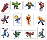 Marvel Super Hero Squad Tattoos - Set of 12