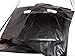 50 -15x18 Hot Pink and Black Glossy Plastic Merchandise Bags