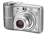 Canon PowerShot A1100 IS Digitalkamera (12 Megapixel, 4-fach opt. Zoom, 6,4 cm (2,5 Zoll) Display) Silver