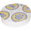 Le Cadeaux Melamine Yellow Blue Floral Boxed Assorted Appetizer Plates