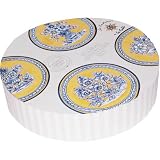 Le Cadeaux Melamine Yellow Blue Floral Boxed Assorted Appetizer Plates
