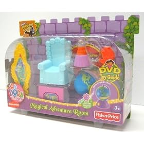Dora the Explorer Magical Adventure Room with BONUS DVD Toy Guide ~ Part of Dora's Magical Castle... by