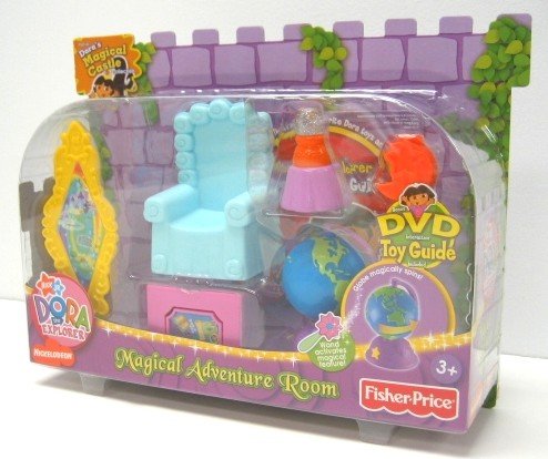 Buy Dora the Explorer Magical Adventure Room with BONUS DVD Toy Guide ~ Part of Dora's Magical Castle... by Fisher Price now!