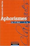 Livres Homéopathie - Aphorismes prÿ©cÿ©dÿ©s d'une Introduction ÿ l'homÿ©opathie (prolÿ©gomÿ¨nes) du Dr Samuel Hahnemann