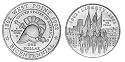 2002 United States Military Academy Bicentennial Commemorative Coin Proof Silver Dollar [West Point]