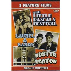The Little Rascals, Laurel & Hardy, Buster Keaton - 3 Feature Films