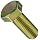 Grade 5 Zinc Yellow-Chromate Plated Steel Hex Cap Screw
