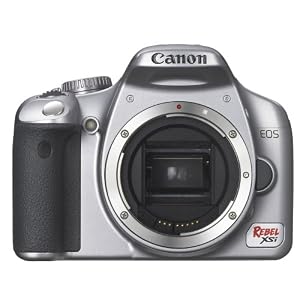 Canon Digital Rebel XSI 12MP Digital SLR Camera (Silver Body Only) by Canon
