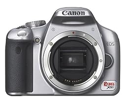 Canon Digital Rebel XSI 12MP Digital SLR Camera (Silver Body Only)