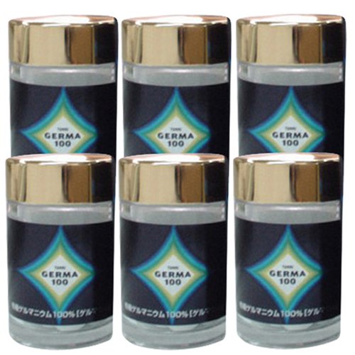 GERMA 100 Pure Organic Germanium - Tablet 18grams - 60tabs300mg - 6-bottle Set