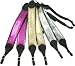 Levy's Hammered-Metal Vinyl Padded Accordion Strap, Fuschia