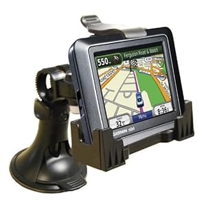 3-in-1 GPS Car Mount for the Garmin Nuvi 1450, 1450LMT, 1450T, 1490LMT, 1490T, 1690, - 3-Way Adjustable Angle for Optimal View - Includes Window Suction Mount, Dashboard Mount and Vent Clips