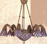 LAMPS BEAUTIFUL Tiffany Style Diamond Garland Chandelier by Meyda Tiffany--Excellent customer service--see our feedback.