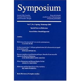 Symposium - Canadian Journal of Continental Philosophy