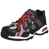 Nautilus Safety Footwear Men's N1317 Alloy Lite Safety Toe Sneaker,Black/Silver/Red,12 M