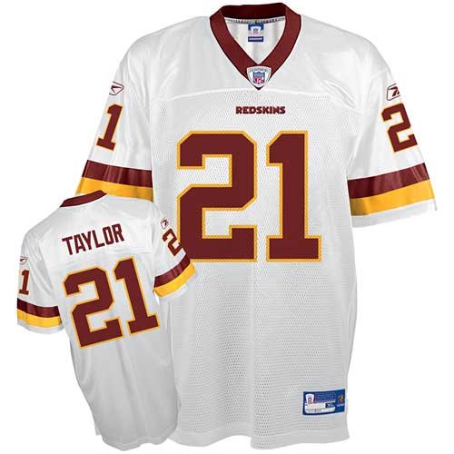 Reebok Washington Redskins Sean Taylor Replica White Jersey Small