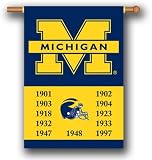 University of Michigan Wolverines Championship Banner
