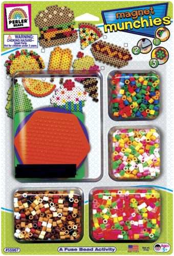 Childrens Toyshop  Toys : Perler Fuse Bead Activity Kit-Magnet Munchies