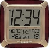 La Crosse Technology WS-8249-CH Atomic Wall Clock with Forecast