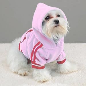 Casual Canine Sporty XS Fleece Pink Pullover
