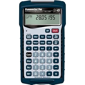 Plumbing Calc Pro 4094 Professional Plumbing Math Calculator by Calculated Industries
