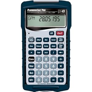 Plumbing Calc Pro 4094 Professional Plumbing Math Calculator Plumbing Calc Pro 4094 Professional Plumbing Math Calculator