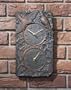 Combo Thermometer Clock - Cardinal