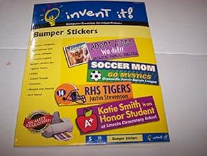 Amazon.com : Bumper Sticker Printing Paper : Photo Quality Paper ...