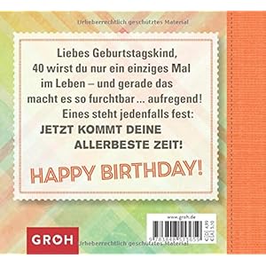 40 werden ist furchtbar aufregend