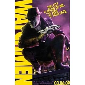 Watchmen (Rorschach, Crouching with Gun) Movie Poster Print - 24" X 36"