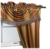 Croscill Carrington Stripe Swag Valance